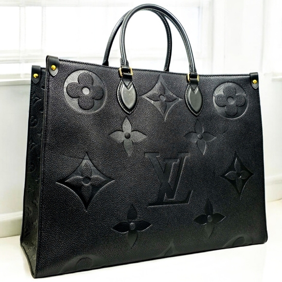 ✨️Excellent Condition Authentic Louis Vuitton Empreinte OnTheGo Gm Monogram - Picture 4 of 16